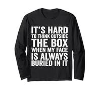 Il est Difficile de Penser en Dehors de la boîte Quand Mon Visage est Toujours Manche Longue