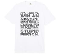 Il est Impossible de Gagner Un Argument avec Une Personne Stupide âgée Comfort Colors Adult Heavyweight T-Shirt