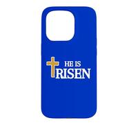 Il est Jésus ressuscité Foi Christ Dieu Matthieu 28:6 Coque pour iPhone 15 Pro