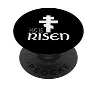 Il est Le christianisme orthodoxe ressuscité du Grec orthodoxe Oriental PopSockets PopGrip Adhésif