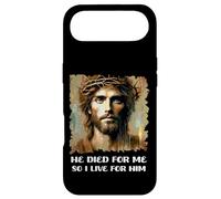 Il est Mort pour Moi Alors Je vis pour Lui, Jésus Christ, joyeuses Pâques Coque pour iPhone Air
