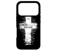 Il est Mort pour Que Nous puissions Vivre John 10:10 Christian Cross Coque pour iPhone 17 Pro