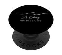 Il est Normal de ne Pas être Correct Sensibilisation à la santé mentale PopSockets PopGrip Adhésif