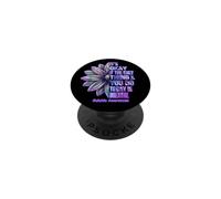 Il est Normal de Respirer Une Fleur de Sensibilisation au Suicide PopSockets PopGrip Adhésif