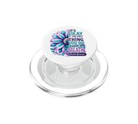 Il est Normal de Respirer Une Fleur de Sensibilisation au Suicide PopSockets PopGrip pour MagSafe