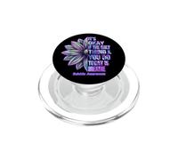 Il est Normal de Respirer Une Fleur de Sensibilisation au Suicide PopSockets PopGrip pour MagSafe