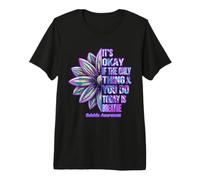 Il est Normal de Respirer Une Fleur de Sensibilisation au Suicide T-Shirt Haut de Gamme