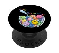 Il est Normal de Ressentir Toutes Les Sensations d'auto-Compassion émotion Girls PopSockets PopGrip Adhésif