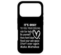 Il est Normal de Ressentir Vos Sentiments, Demandez de l'aide pour la santé mentale Coque pour iPhone 17 Pro