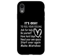 Il est Normal de Ressentir Vos Sentiments, Demandez de l'aide pour la santé mentale Coque pour iPhone XR