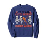 Il est Normal d'être Un Squelette de Guerrier leucémie Un Peu différent Sweatshirt