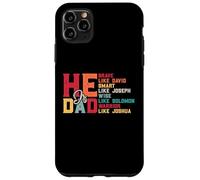 Il est Papa, Courageux, comme David, Intelligent, comme Joseph, Sage Coque pour iPhone 11 Pro Max