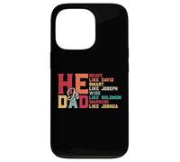 Il est Papa, Courageux, comme David, Intelligent, comme Joseph, Sage Coque pour iPhone 13 Pro