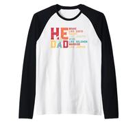 Il est Papa, Courageux, comme David, Intelligent, comme Joseph, Sage Manche Raglan