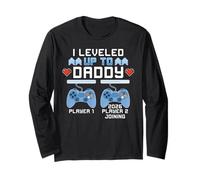 Il est passé au Niveau supérieur à Daddy Again Funny Gamer Dad Est 2026 Manche Longue
