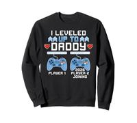 Il est passé au Niveau supérieur à Daddy Again Funny Gamer Dad Est 2026 Sweatshirt