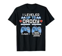 Il est passé au Niveau supérieur à Daddy Again Funny Gamer Dad Est 2026 T-Shirt