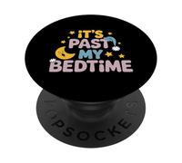 Il est passé Mon Heure d'aller Dormir, étoiles de Lune bâillantes PopSockets PopGrip Adhésif