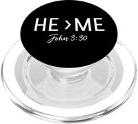 Il est Plus Grand Que Moi John 3:30 Christian PopSockets PopGrip pour MagSafe