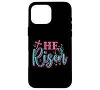 Il est ressuscité - Jésus Christian Happy Easter Day Coque pour iPhone 16 Pro Max