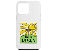 Il est ressuscité - Jésus résurrection chrétienne Happy Easter Day Coque pour iPhone 13 Pro Max