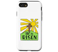 Il est ressuscité - Jésus résurrection chrétienne Happy Easter Day Coque pour iPhone SE (2020) / 7 / 8
