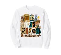 Il est ressuscité Matthieu 28:6 La Foi chrétienne de Pâques Sweatshirt