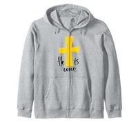 Il est ressuscité - Résurrection chrétienne de Jésus Pâques Sweat à Capuche