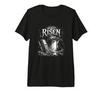 Il est ressuscité, scène de la Tombe de la résurrection de Pâques chrétienne T-Shirt Haut de Gamme
