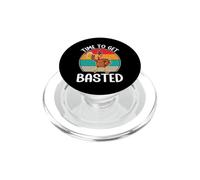 Il est Temps de Boire Une bière Amusante à la Dinde pour Thanksgiving PopSockets PopGrip pour MagSafe