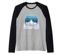 Il Est Temps De Déménager en Antarctique Rétro Antarctique Manche Raglan