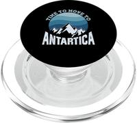 Il Est Temps De Déménager en Antarctique Rétro Antarctique PopSockets PopGrip pour MagSafe