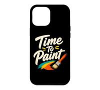 Il est Temps de Peindre drôle Artiste Enseignant Peinture Coque pour iPhone 12 Pro Max