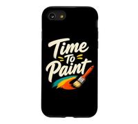 Il est Temps de Peindre drôle Artiste Enseignant Peinture Coque pour iPhone SE (2020) / 7/8