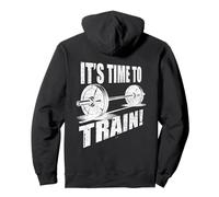 Il est Temps de s'entraîner - Vêtements de Fitness Professionnels pour Votre Petit ami Sweat à Capuche