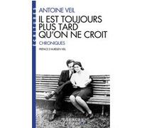Antoine Veil – Il est toujours plus tard qu'on ne croit – Espaces Libres – Les Éditions Albin Michel