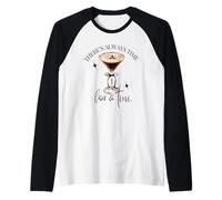 Il est Toujours Temps de déguster Un Tini Espresso Martini Time Vintage Manche Raglan