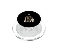 Il est Vivant, chrétien, Jésus, Foi en la résurrection. PopSockets PopGrip pour MagSafe