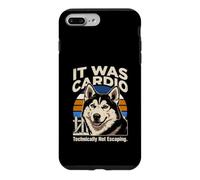Il était techniquement Cardio Pas échapper au Chien Husky Coque pour iPhone 7 Plus/8 Plus