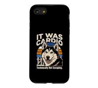 Il était techniquement Cardio Pas échapper au Chien Husky Coque pour iPhone SE (2020) / 7/8