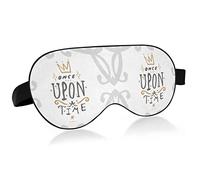 Il était une fois un masque de sommeil en tissu pour les yeux d'oiseau, bandeau pour les yeux, masque pour les yeux super lisse