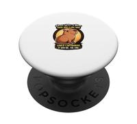 Il était Une Fois Une Fille Qui aimait Capybaras PopSockets PopGrip Adhésif