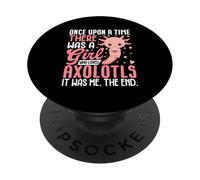 Il était Une Fois Une Fille Qui aimait Les Axolotls, c'était PopSockets PopGrip Adhésif