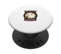 Il était Une Fois Une Fille Qui aimait Les chèvres PopSockets PopGrip Adhésif