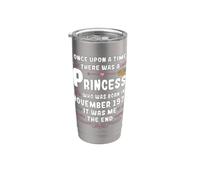 Il était une fois une princesse. Anniversaire de novembre Gobelet isotherme en acier inoxydable double paroi