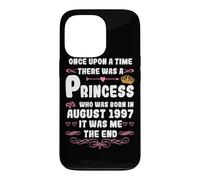 Il était Une Fois Une Princesse. Août 1997 Anniversaire Coque pour iPhone 13 Pro