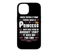 Il était Une Fois Une Princesse. Août 1997 Anniversaire Coque pour iPhone 14