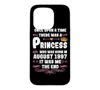 Il était Une Fois Une Princesse. Août 1997 Anniversaire Coque pour iPhone 15 Pro