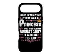 Il était Une Fois Une Princesse. Août 1997 Anniversaire Coque pour iPhone Air