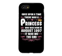 Il était Une Fois Une Princesse. Août 1997 Anniversaire Coque pour iPhone SE (2020) / 7/8
